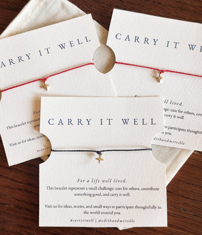 Carry It Well Corded Bracelet